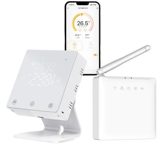 Termostat de ambient inteligent RTI-Tek, WI-FI